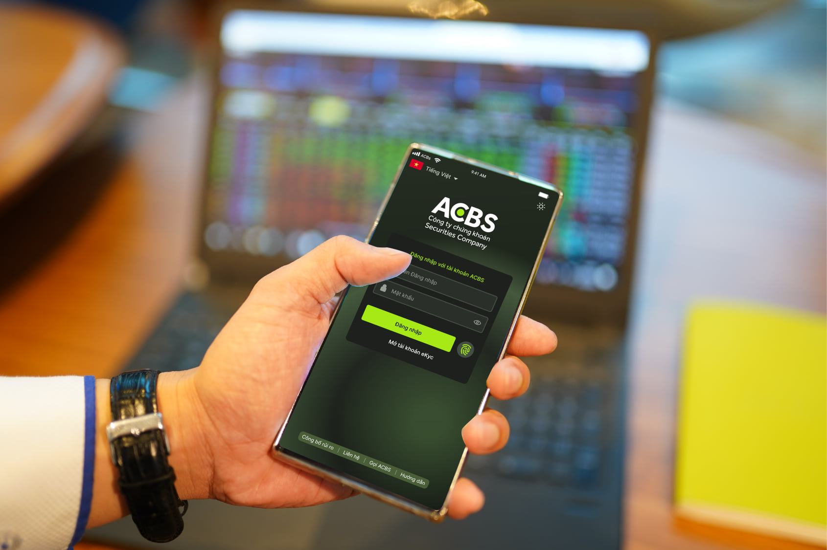 RA MẮT ỨNG DỤNG GIAO DỊCH TRỰC TUYỂN MỚI ACBS MOBILE TRADE