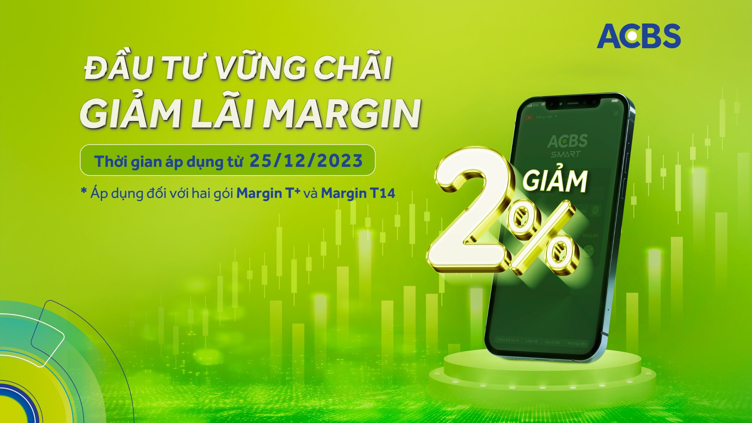 ĐẦU TƯ VỮNG CHÃI – GIẢM LÃI MARGIN T+ VÀ T14