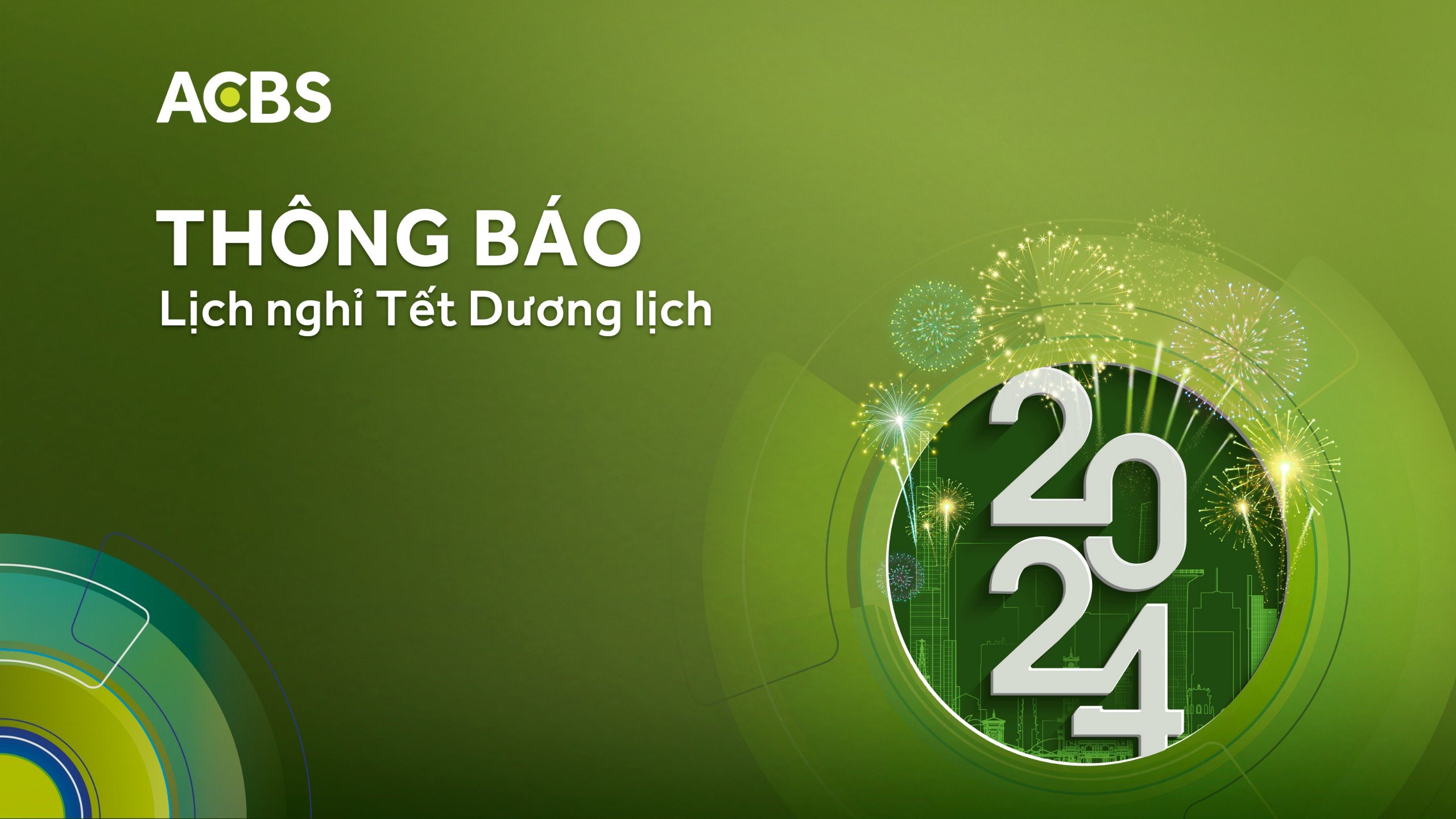 THÔNG BÁO LỊCH NGHỈ TẾT DƯƠNG LỊCH 2024