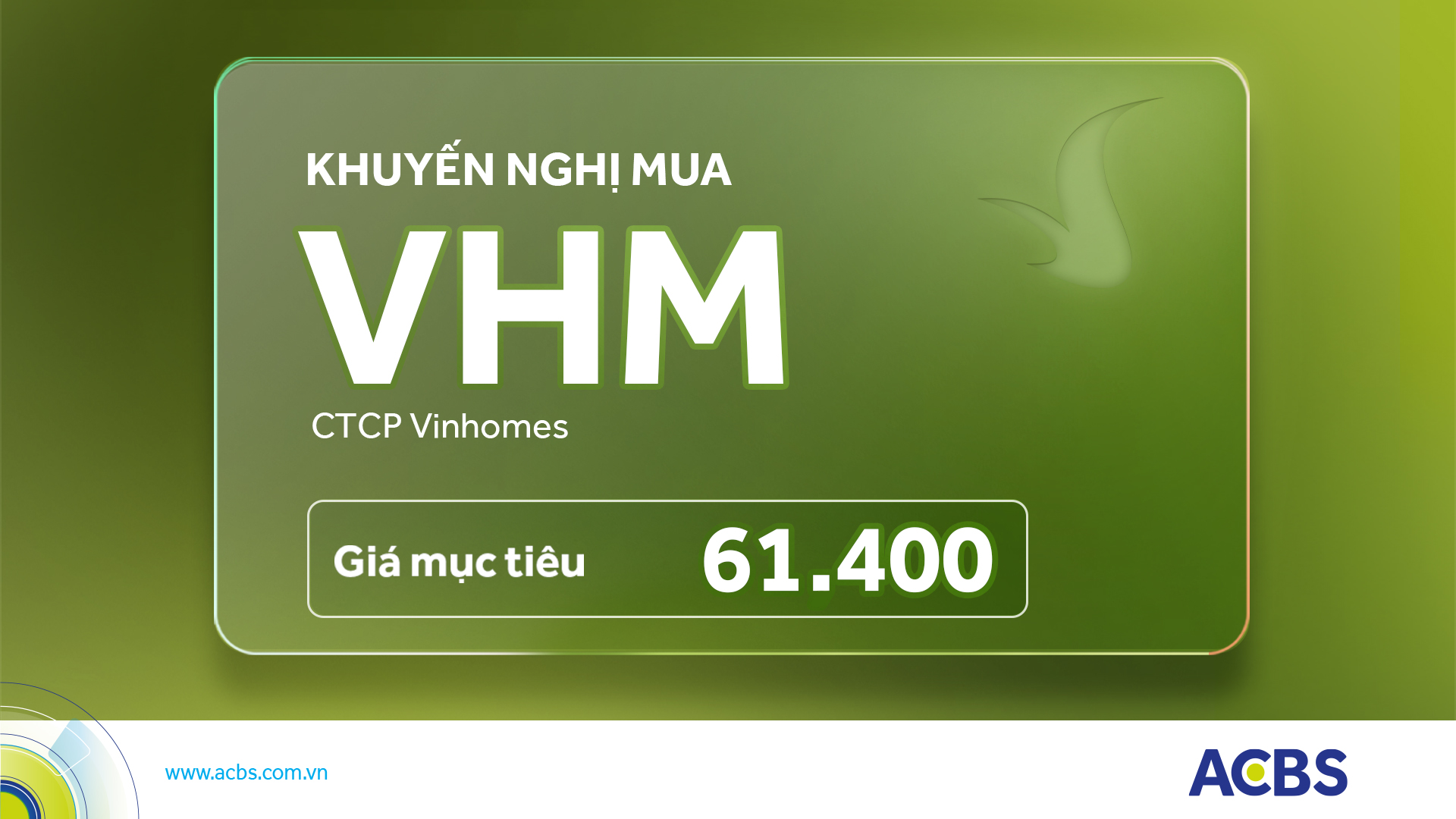 Cập nhật VHM – MUA