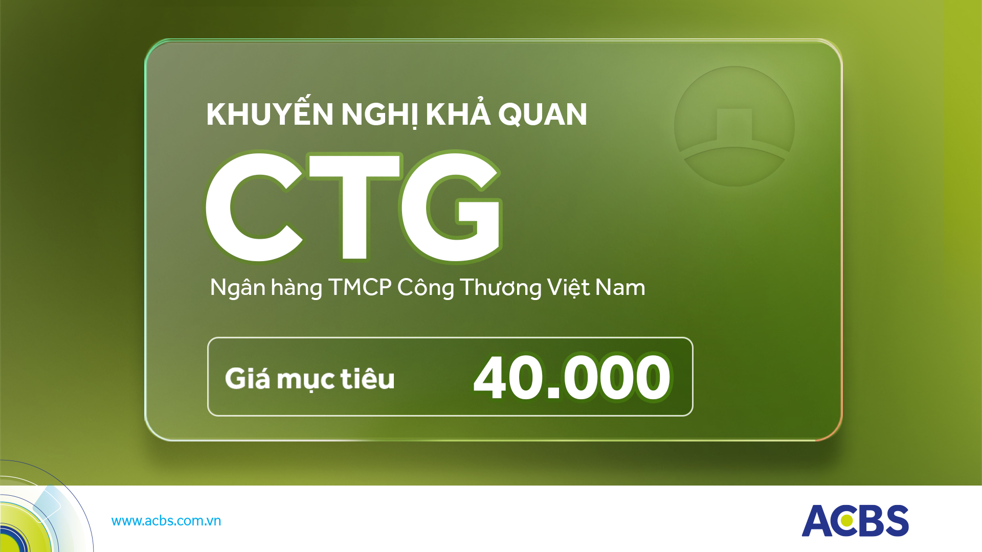 Cập nhật CTG – KHẢ QUAN