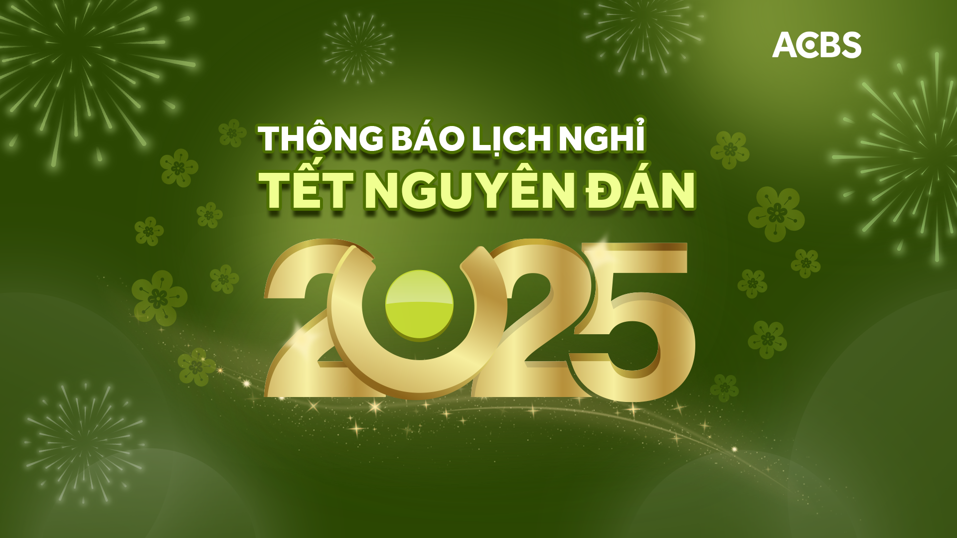 THÔNG BÁO NGHỈ TẾT NGUYÊN ĐÁN 2025