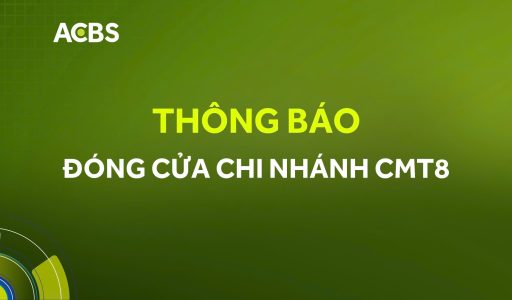 Thông báo về việc đóng cửa Chi nhánh CMT8
