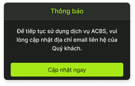 Thông Báo Cập Nhật Thông Tin