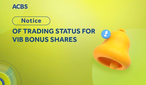 Notice of Trading Status for VIB Bonus Shares