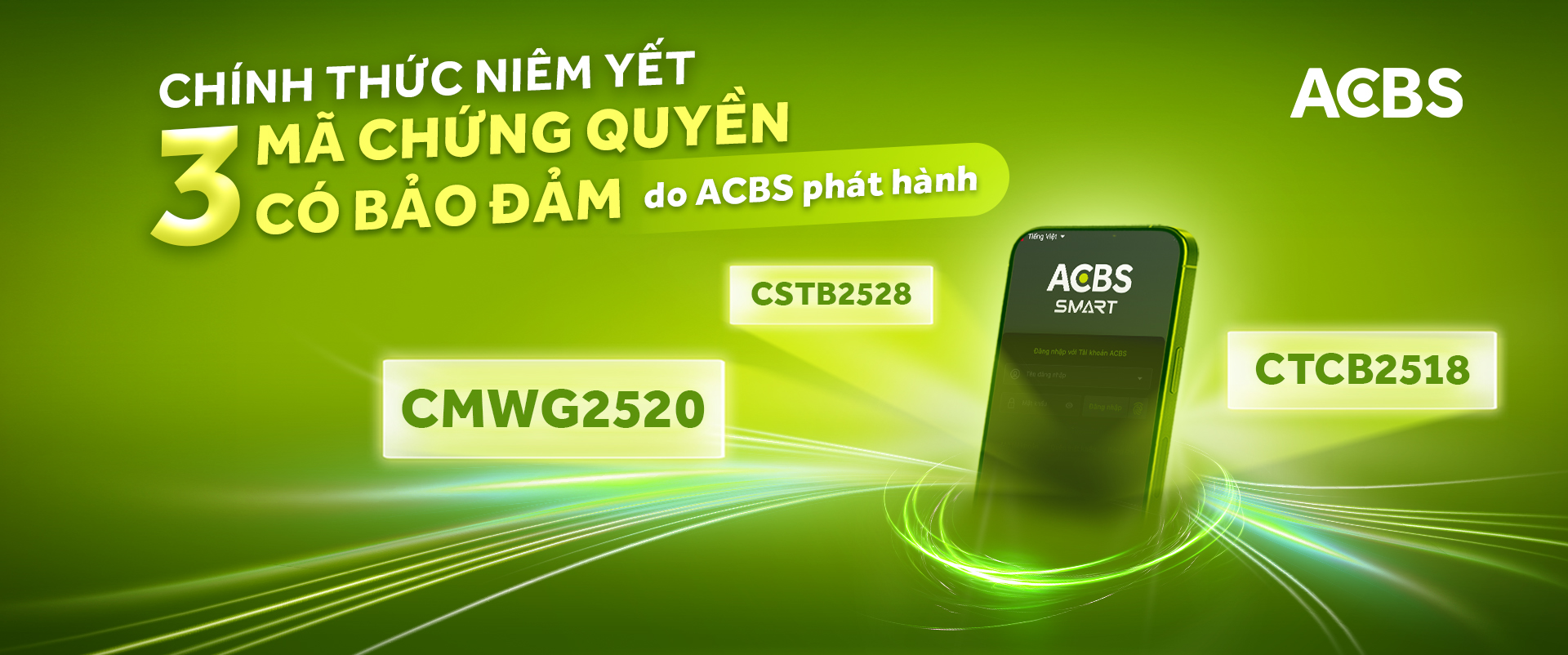 [banner Website] 3 Mã Cw Niêm Yết Mới