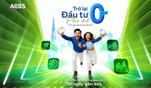 Trở lại đầu tư, PHÍ VỀ 0 ĐỒNG cùng ACBS!