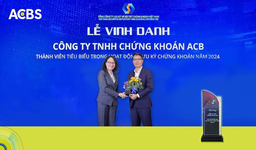 Năm 2024, ACBS tiếp tục được vinh danh là thành viên tiêu