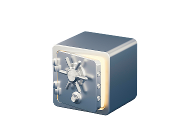 Safe Box With Dark Background 3d Rendering 1